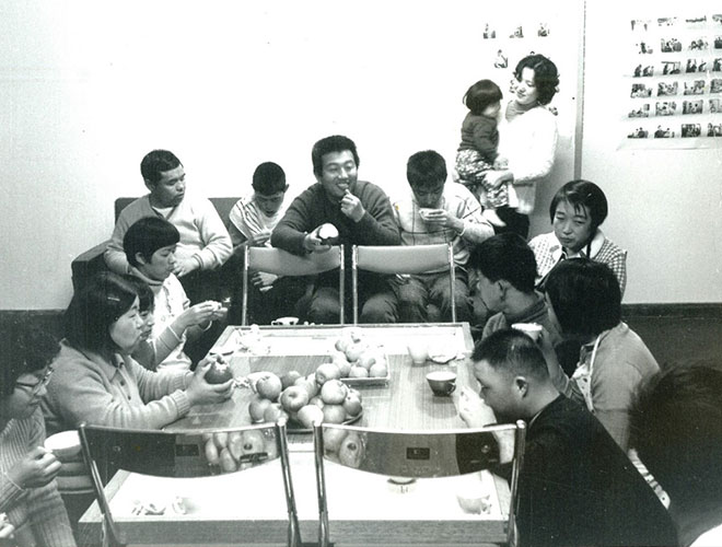 1979年頃のこの実寮でのだんらんの様子